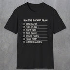 0094 I Am The Backup Plan | Funny Dad T-Shirt | RustyDad