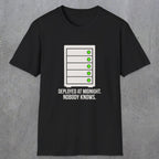 0111 Deployed At Midnight Nobody Knows | Funny Dad T-Shirt | RustyDad