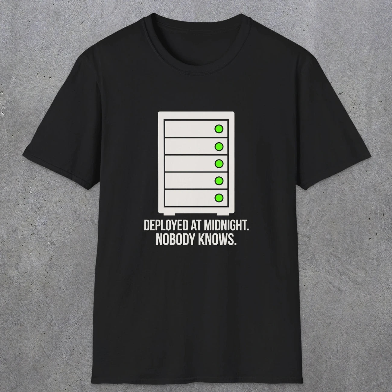 0111 Deployed At Midnight Nobody Knows | Funny Dad T-Shirt | RustyDad