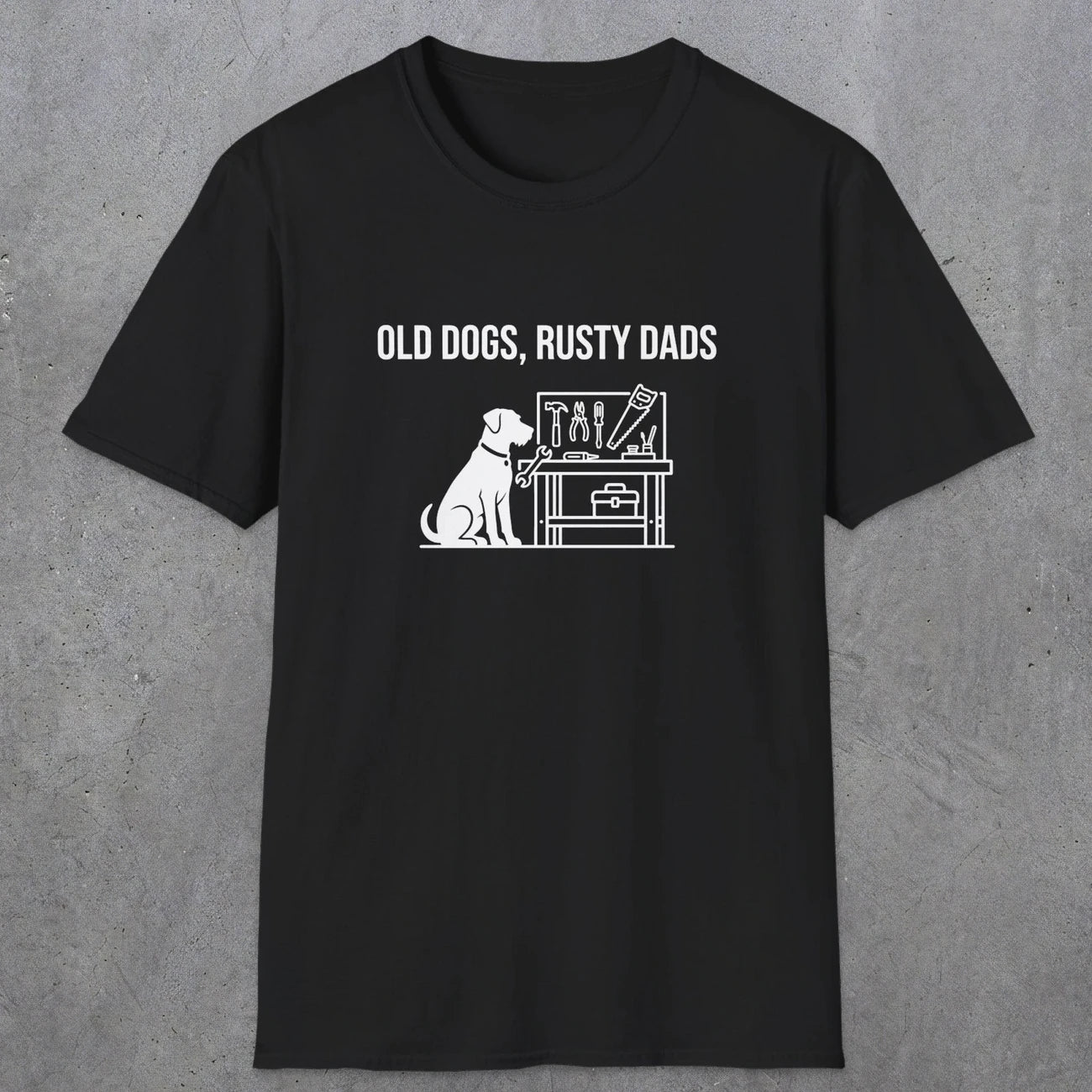 087 Old dogs rusty dads | Funny Dad T-Shirt | RustyDad