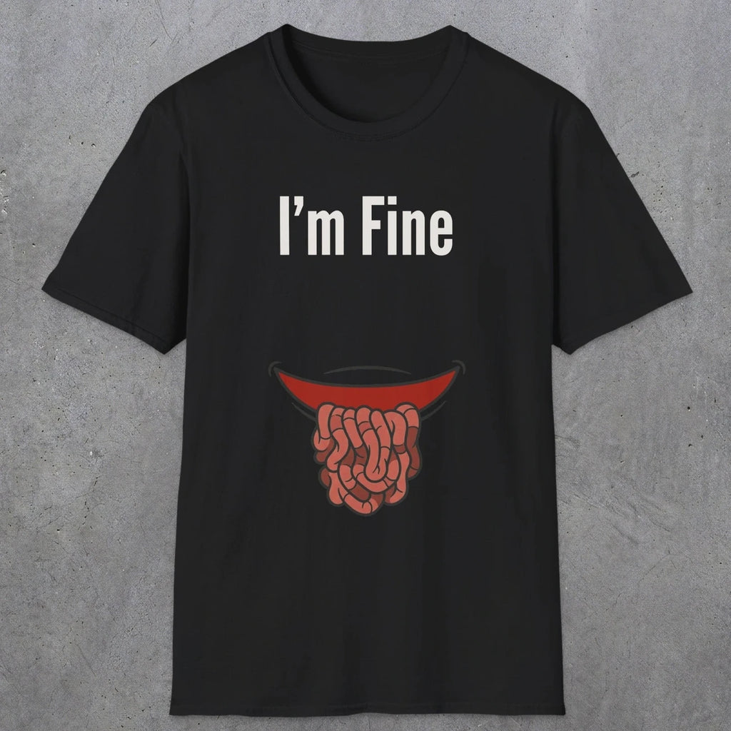 0482 I'M Fine | Funny Dad T-Shirt | RustyDad
