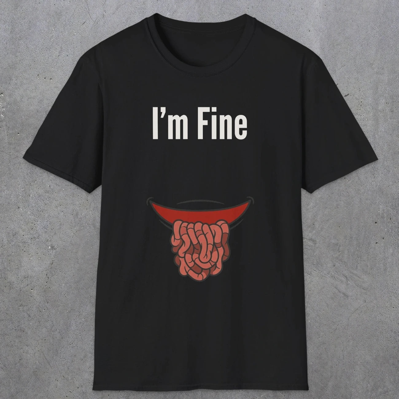 0482 I'M Fine | Funny Dad T-Shirt | RustyDad