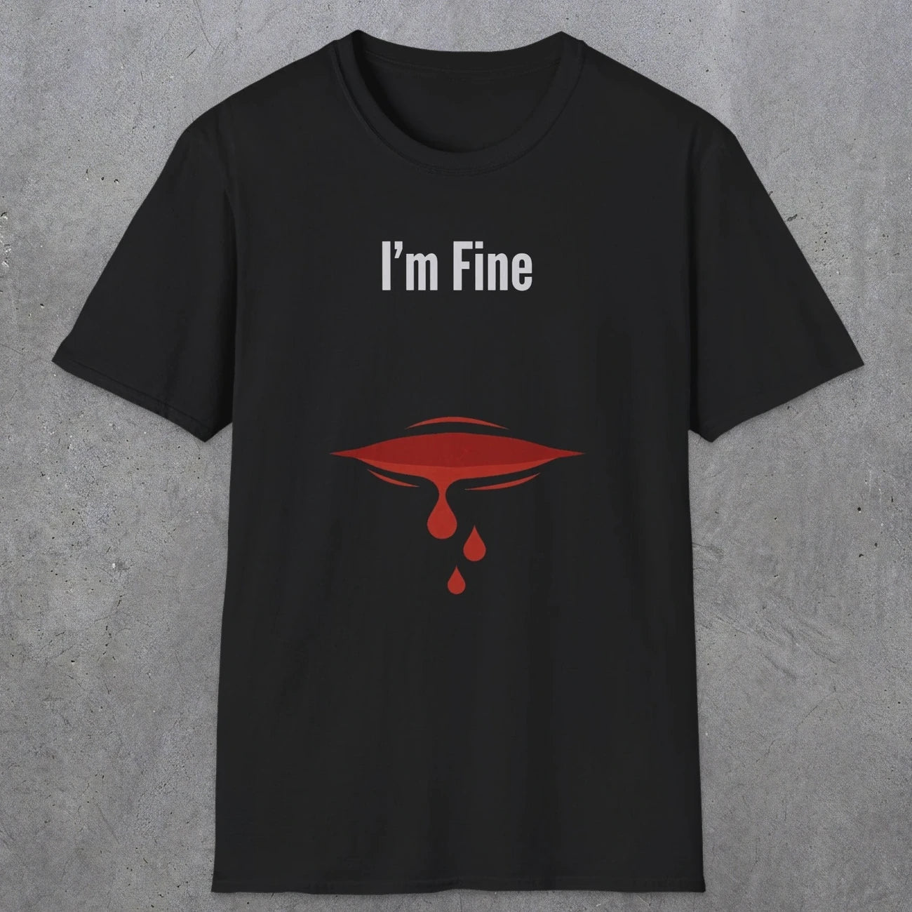 0485 I'M Fine | Funny Dad T-Shirt | RustyDad