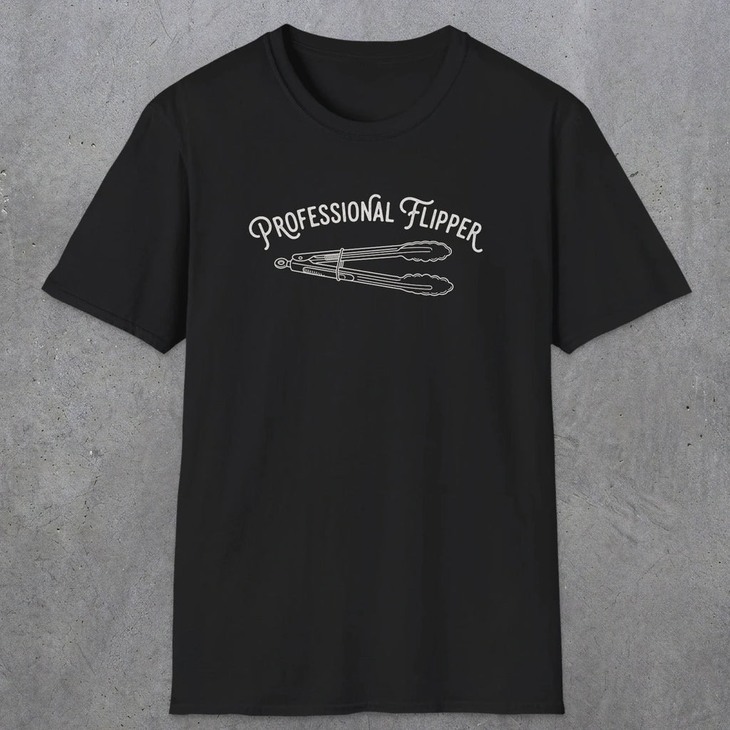 0696 Professional Flipper | Funny Dad T-Shirt | RustyDad