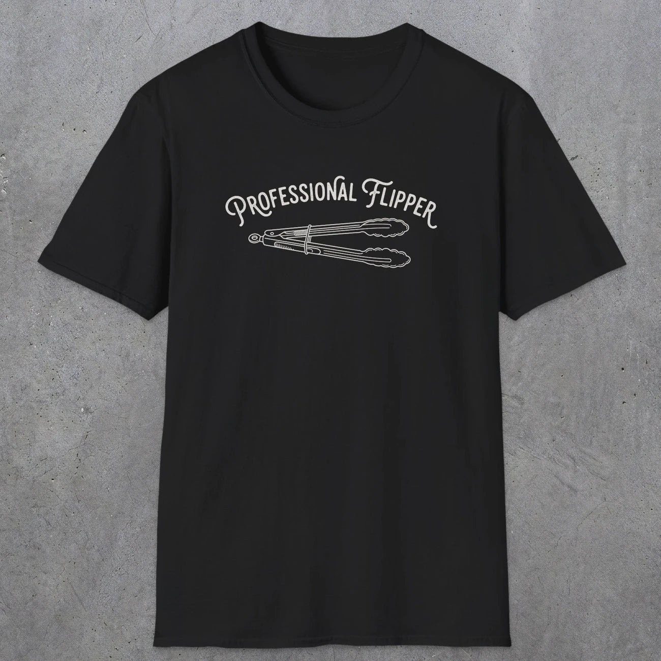 0696 Professional Flipper | Funny Dad T-Shirt | RustyDad