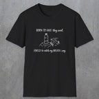 0111 Born to hike they said, forced to catch my breath i say | Funny Dad T-Shirt | RustyDad