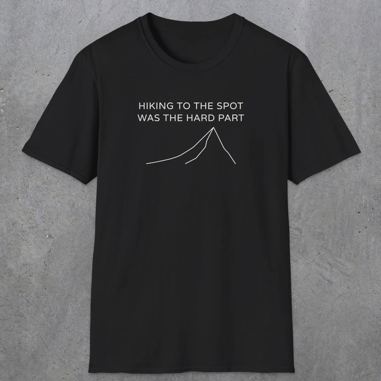 0679 Hiking To The Spot | Funny Dad T-Shirt | RustyDad
