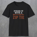 0035 Fixed it with a zip tie | Funny Dad T-Shirt | RustyDad