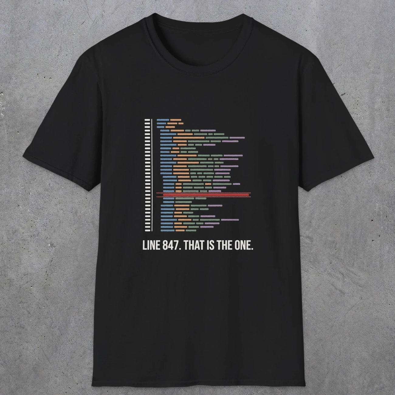 0118 Line 847 That Is The One | Funny Dad T-Shirt | RustyDad