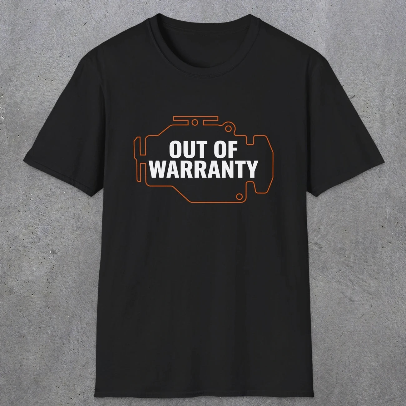 0083 Out of warranty | Funny Dad T-Shirt | RustyDad