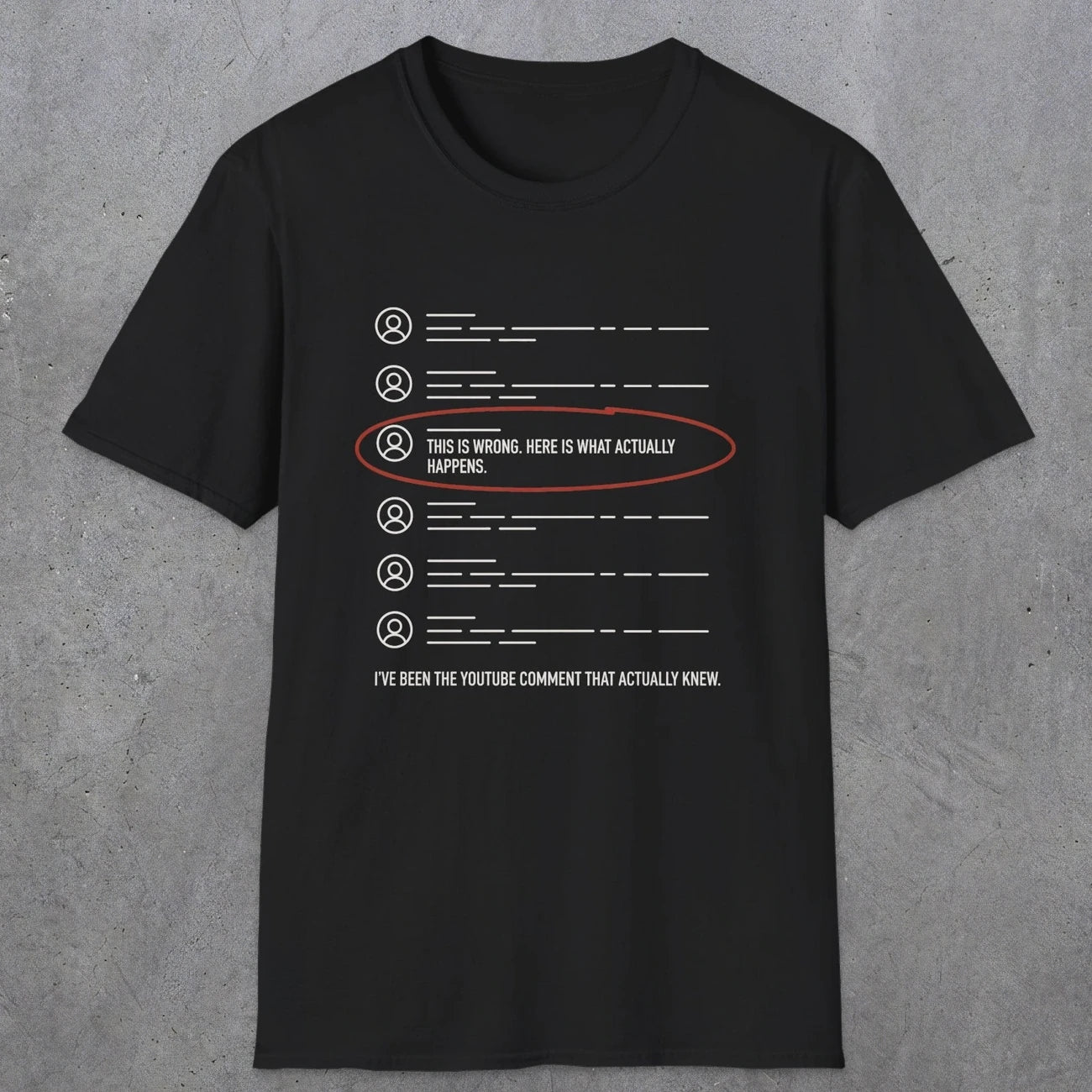 0158 Ive Been The Youtube Comment That Actually Knew | Funny Dad T-Shirt | RustyDad
