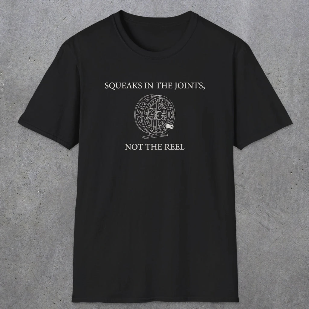 0675 Joint Squeaks Fishing | Funny Dad T-Shirt | RustyDad