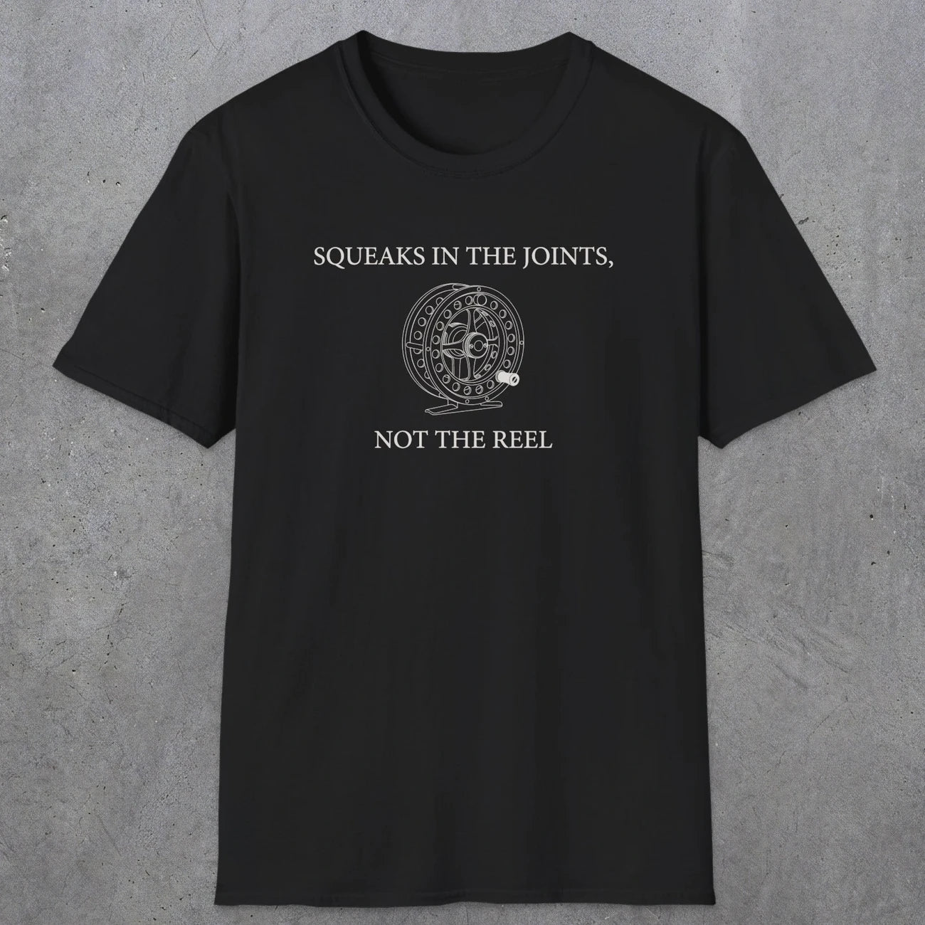 0675 Joint Squeaks Fishing | Funny Dad T-Shirt | RustyDad