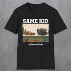 0550 Same Kid. Different Blocks. | Dad T-Shirt | RustyDad