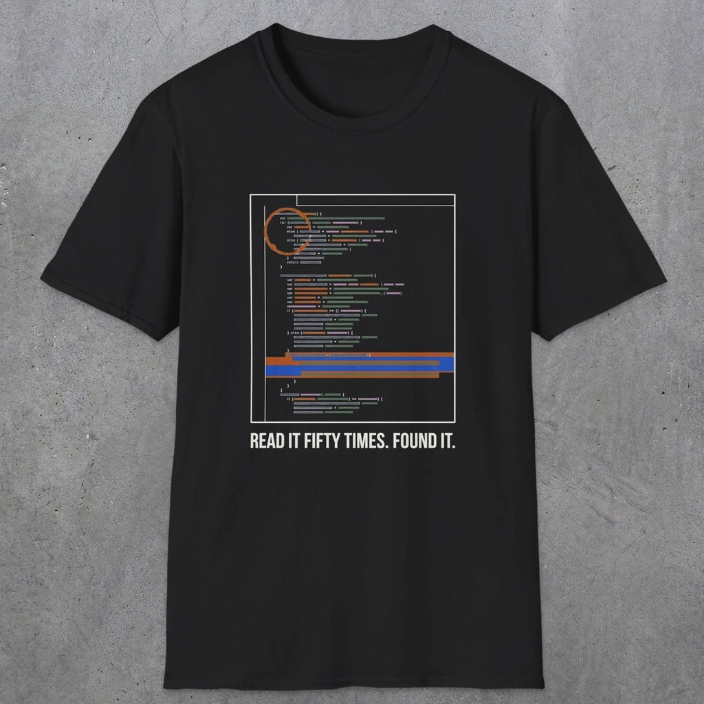 0120 Read It Fifty Times Found It | Funny Dad T-Shirt | RustyDad