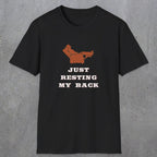 0030 Just resting my back | Funny Dad T-Shirt | RustyDad