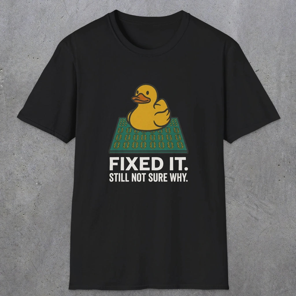 0113 Fixed It Still Not Sure Why | Funny Dad T-Shirt | RustyDad
