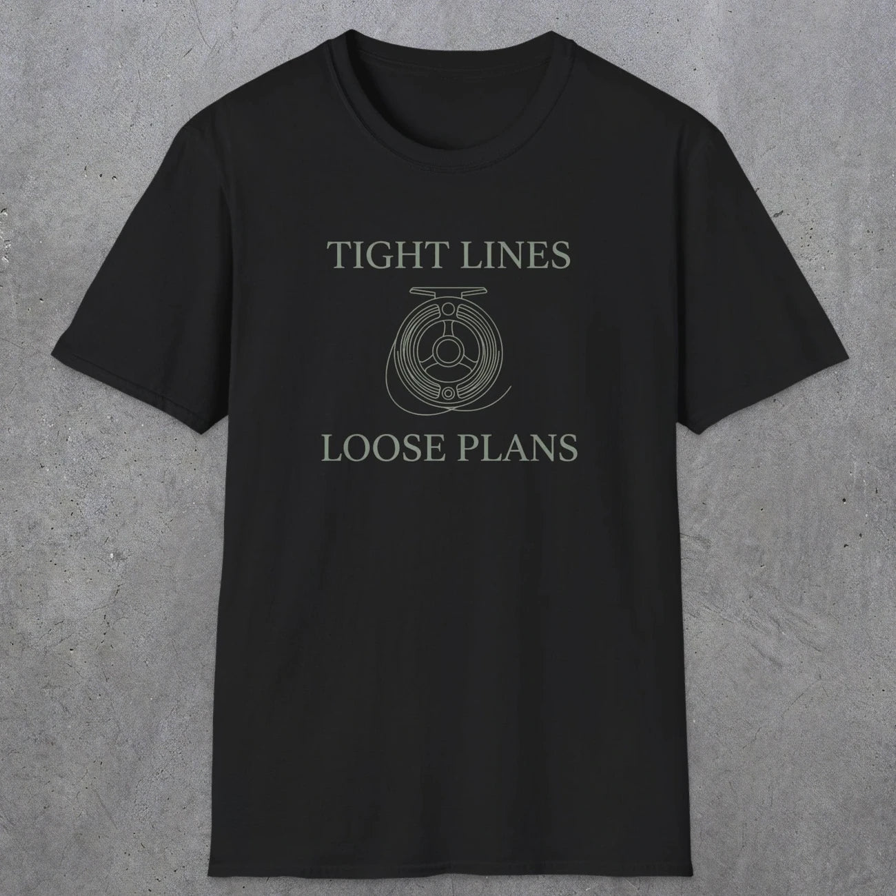 0060 Tight lines loose plans | Funny Dad T-Shirt | RustyDad