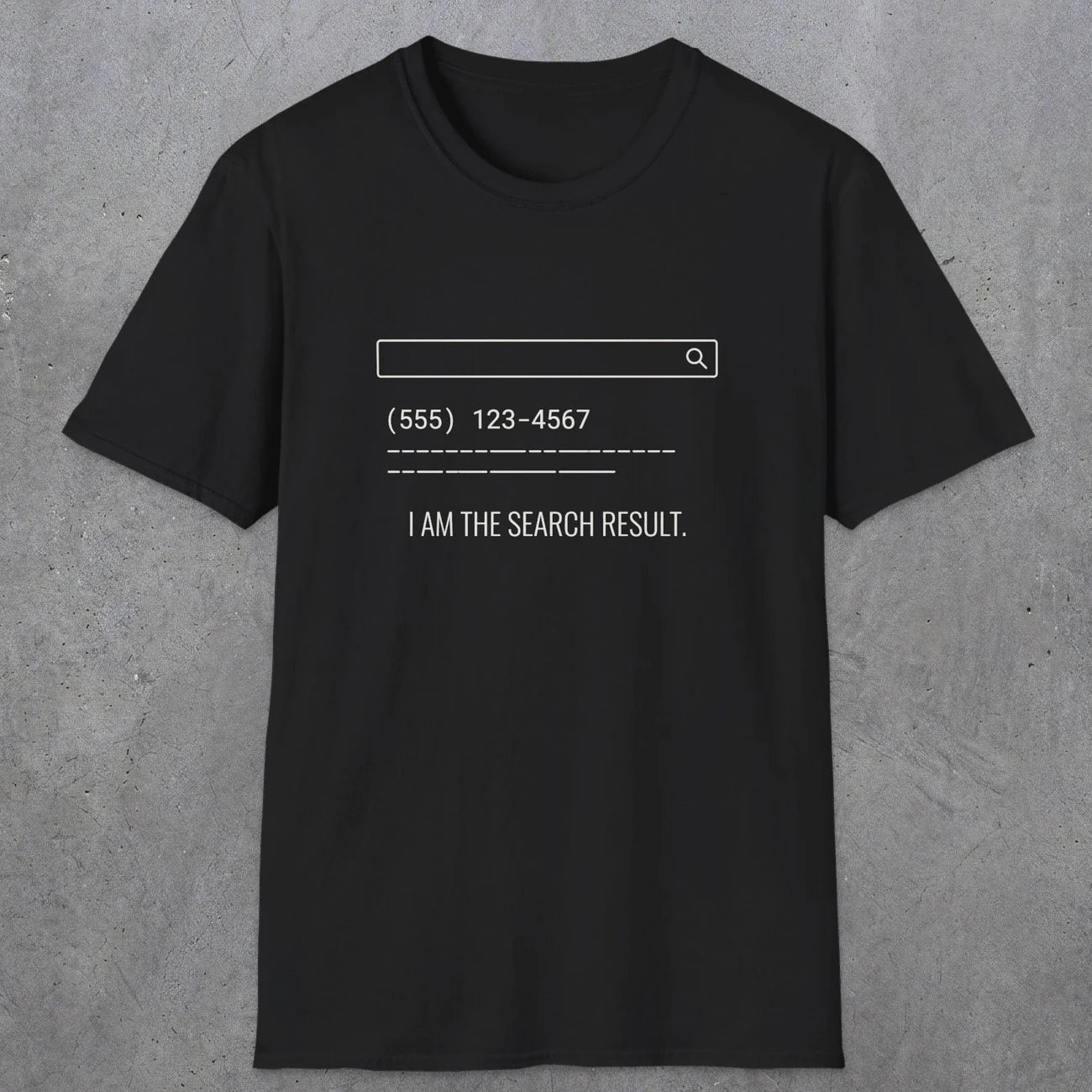0141 I Am The Search Result | Funny Dad T-Shirt | RustyDad