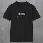 054 Technically I'm Awake | Funny Dad T-Shirt | RustyDad