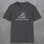 072 Worn in, not worn out | Funny Dad T-Shirt | RustyDad