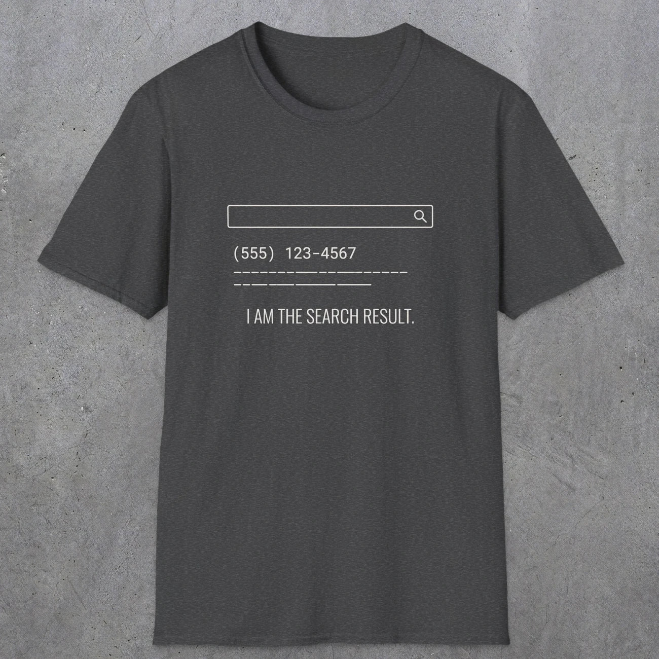 0141 I Am The Search Result | Funny Dad T-Shirt | RustyDad