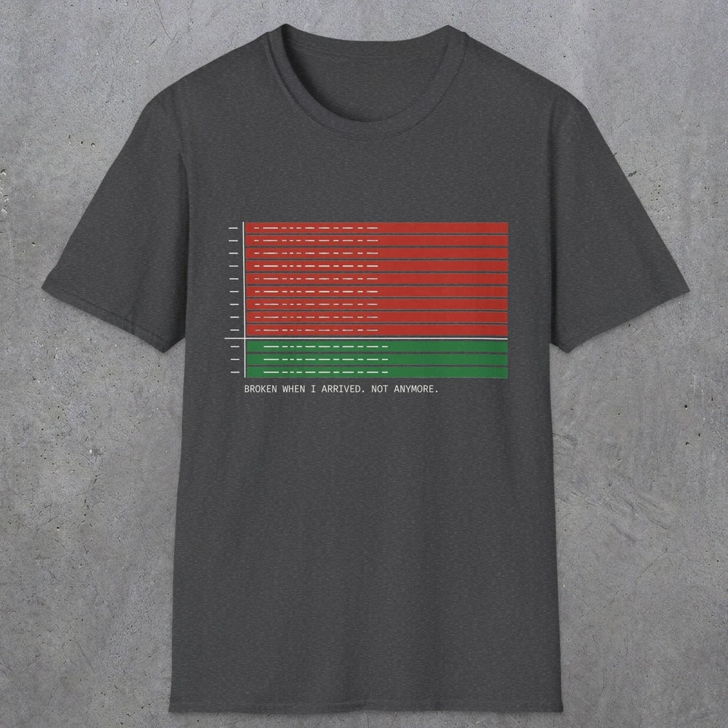 0124 Broken When I Arrived Not Anymore | Funny Dad T-Shirt | RustyDad