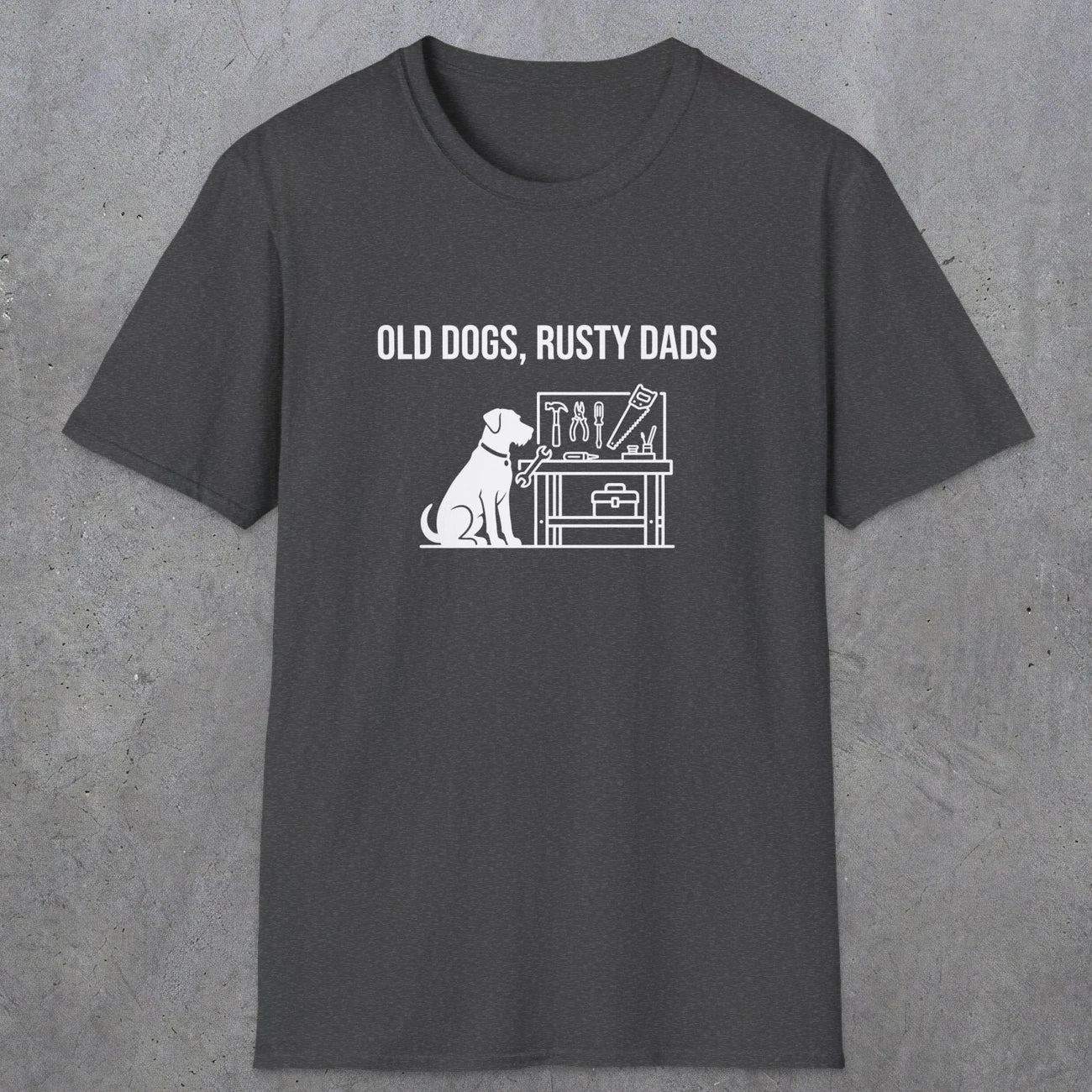 087 Old dogs rusty dads | Funny Dad T-Shirt | RustyDad