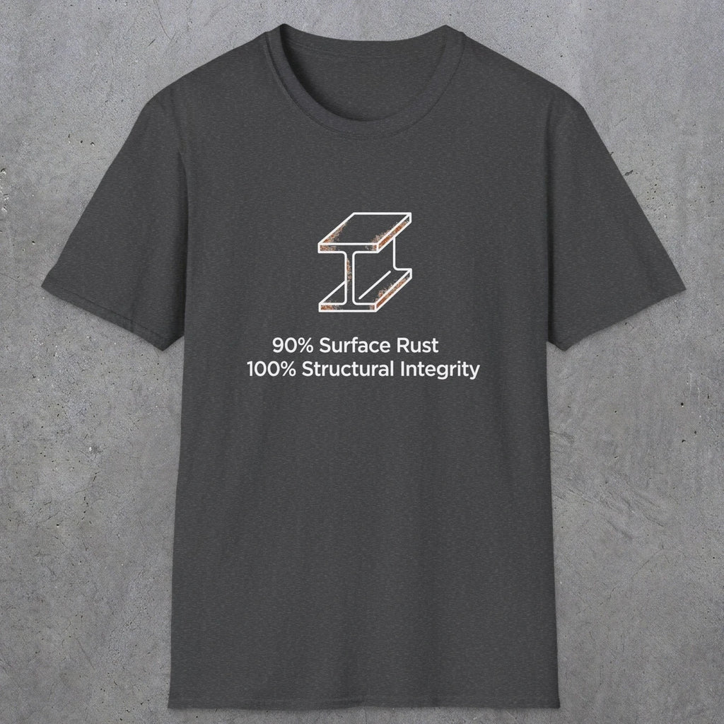 048 90% Surface Rust 100% Structural Integrity | Funny Dad T-Shirt | RustyDad