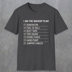 0094 I Am The Backup Plan | Funny Dad T-Shirt | RustyDad