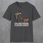 0227 Im A Dog Person. The Cat Hasnt Adjusted Its Behavior Accordingly | Funny Dad T-Shirt | RustyDad