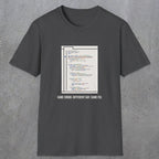 0119 Same Error Different Day Same Fix | Funny Dad T-Shirt | RustyDad