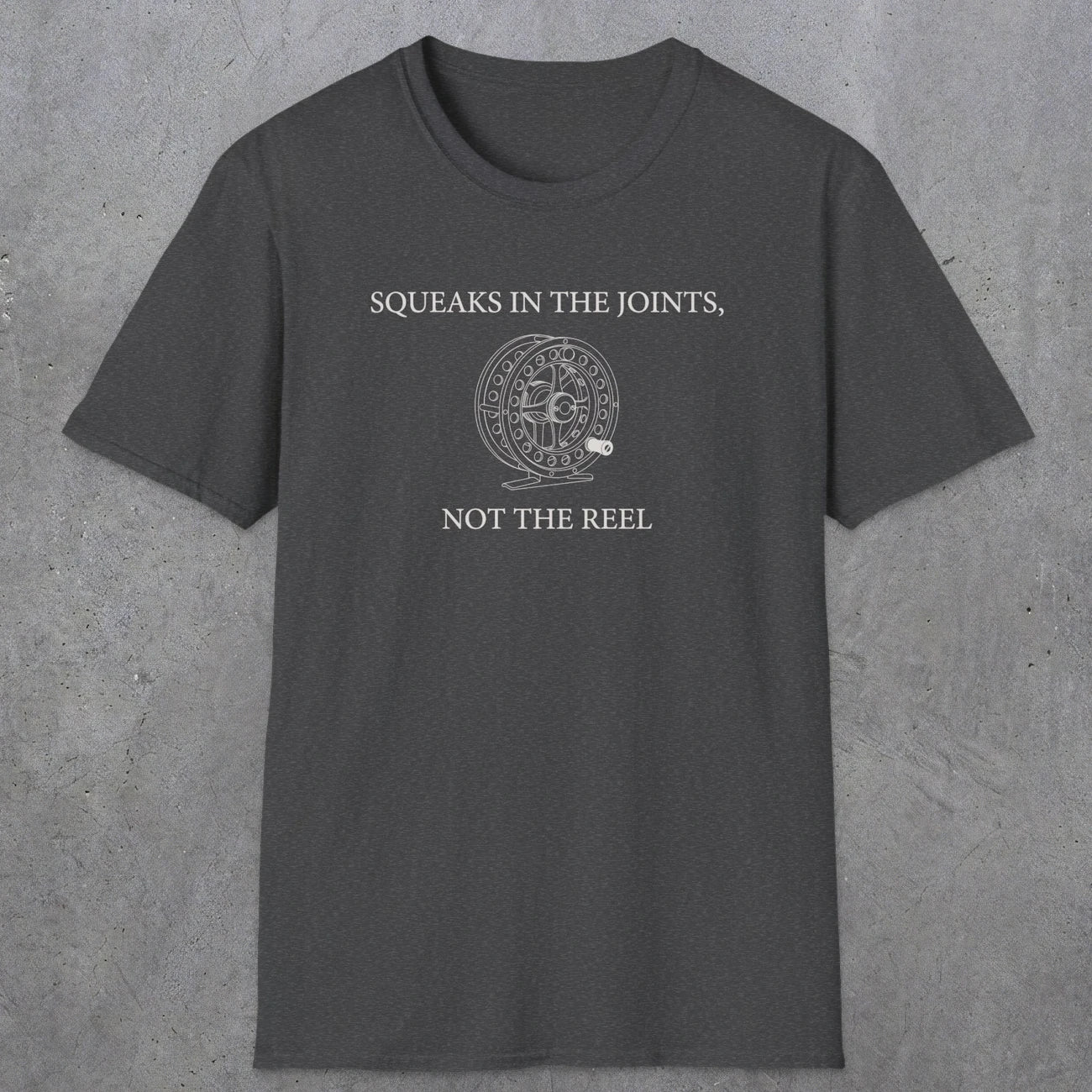 0675 Joint Squeaks Fishing | Funny Dad T-Shirt | RustyDad