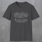 0105 The summit was breathtaking, so was the joint pain | Funny Dad T-Shirt | RustyDad