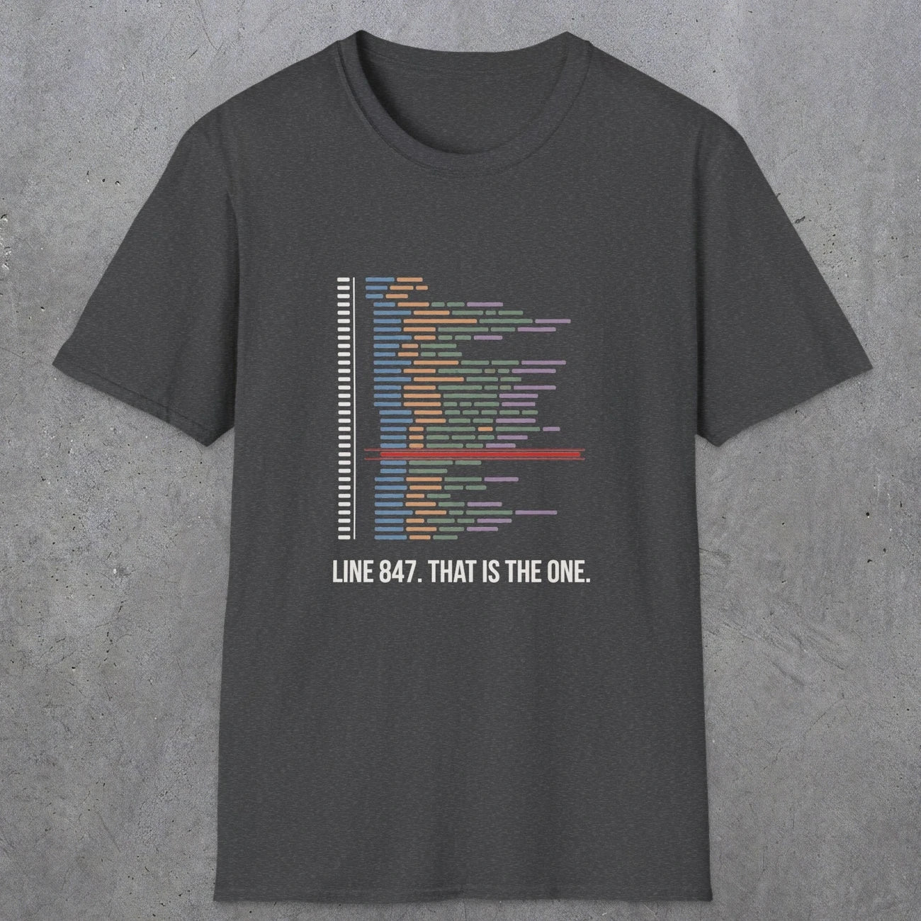 0118 Line 847 That Is The One | Funny Dad T-Shirt | RustyDad