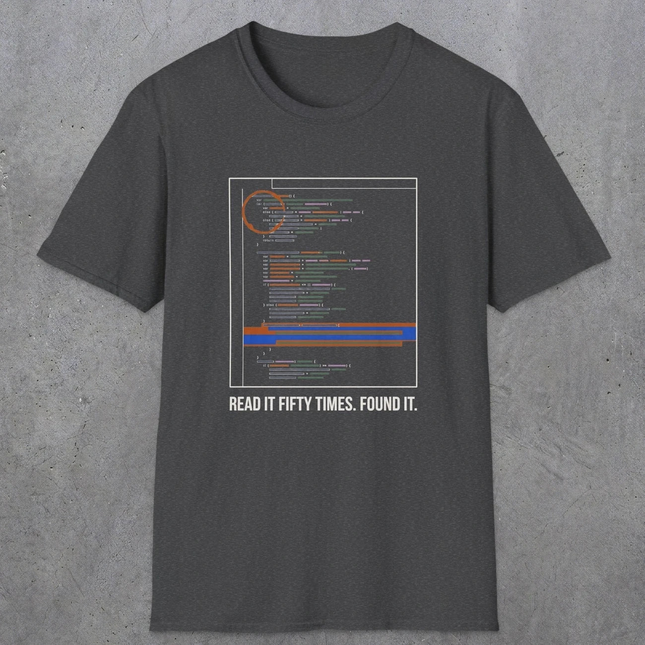 0120 Read It Fifty Times Found It | Funny Dad T-Shirt | RustyDad