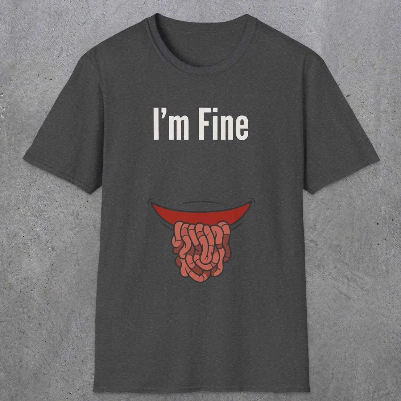 0482 I'M Fine | Funny Dad T-Shirt | RustyDad