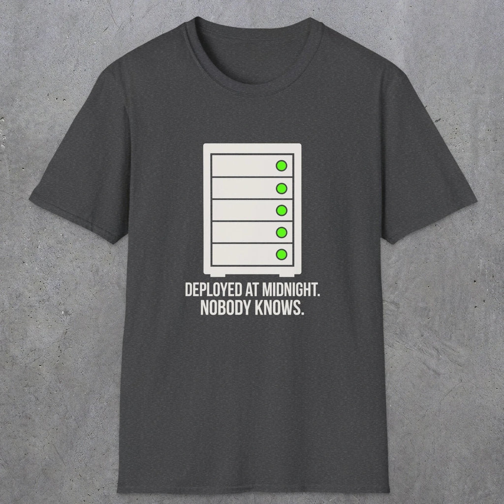 0111 Deployed At Midnight Nobody Knows | Funny Dad T-Shirt | RustyDad