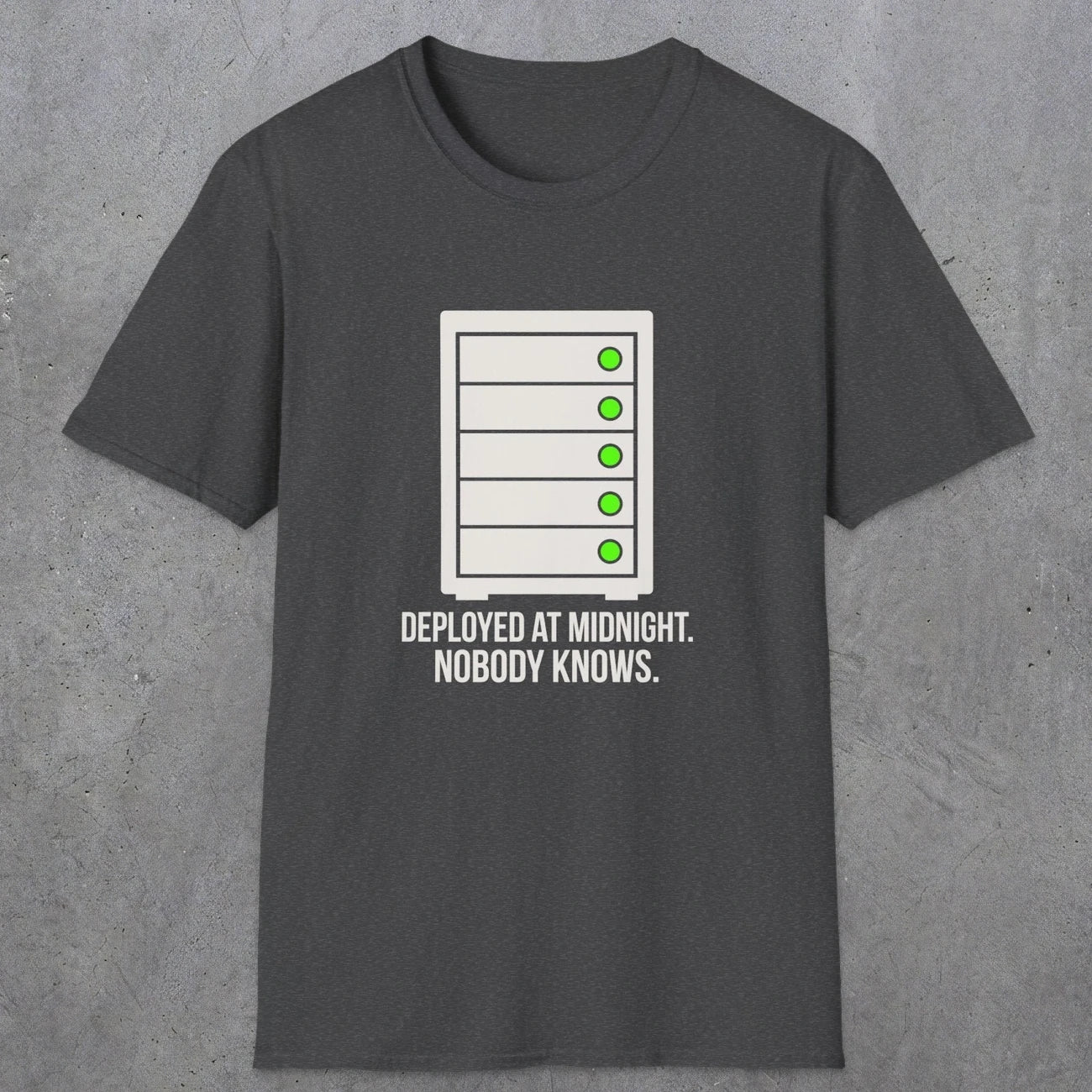 0111 Deployed At Midnight Nobody Knows | Funny Dad T-Shirt | RustyDad