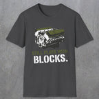 0569 Still Plays With Blocks. | Funny Dad T-Shirt | RustyDad