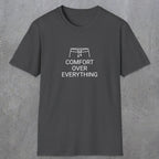 077 Comfort over everything | Funny Dad T-Shirt | RustyDad