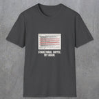 0126 Stack Trace Coffee Try Again | Funny Dad T-Shirt | RustyDad