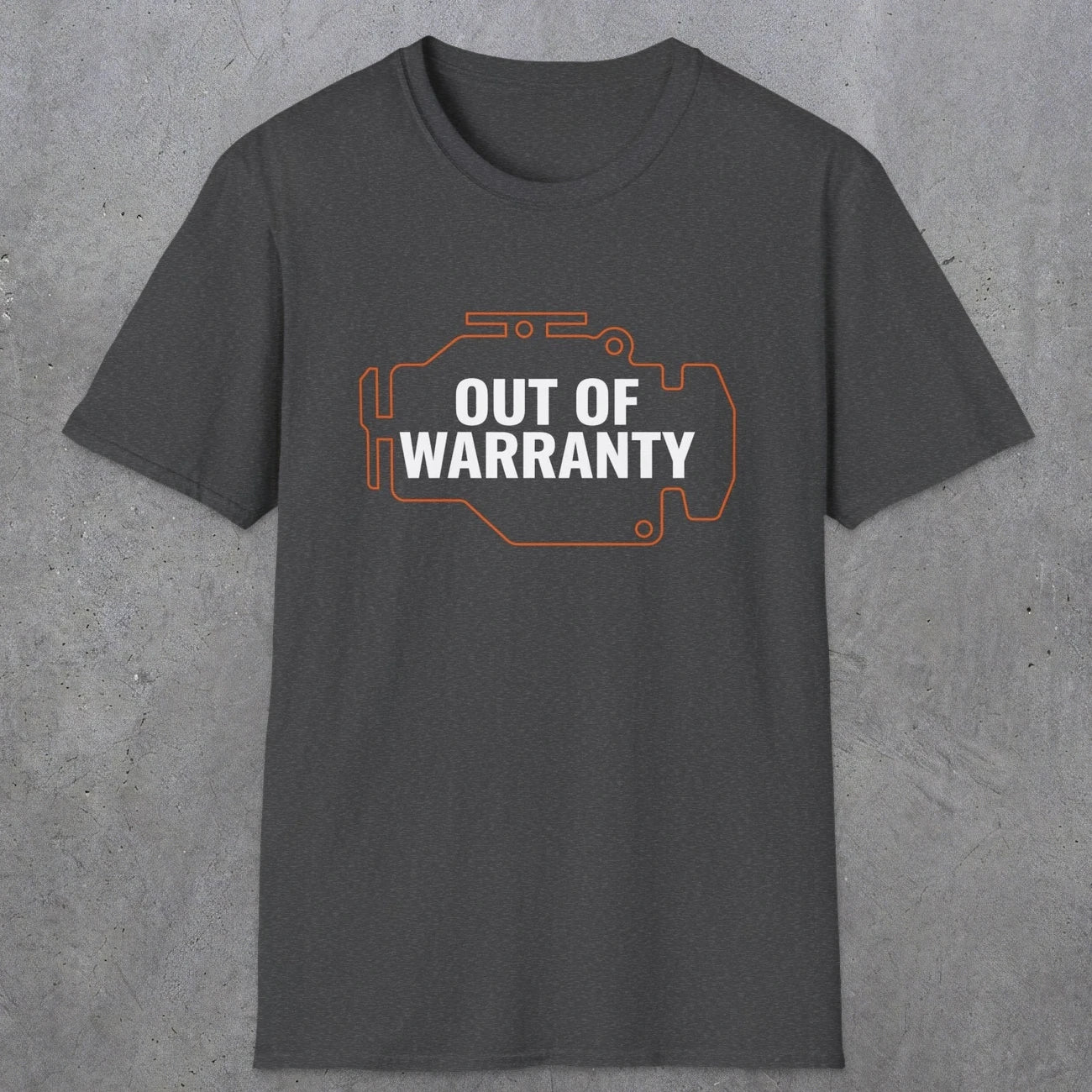 0083 Out of warranty | Funny Dad T-Shirt | RustyDad