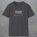 054 Technically I'm Awake | Funny Dad T-Shirt | RustyDad