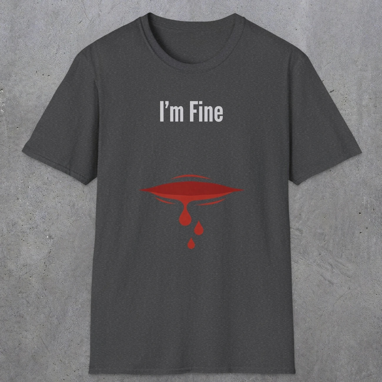 0485 I'M Fine | Funny Dad T-Shirt | RustyDad