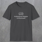 055 Professional Napper (Unlicensed) | Funny Dad T-Shirt | RustyDad