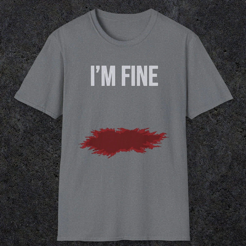0483 I'M Fine | Funny Dad T-Shirt | RustyDad
