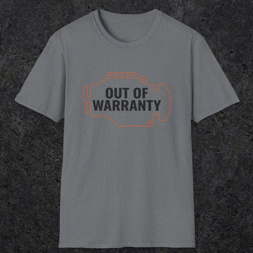 0083 Out of warranty | Funny Dad T-Shirt | RustyDad
