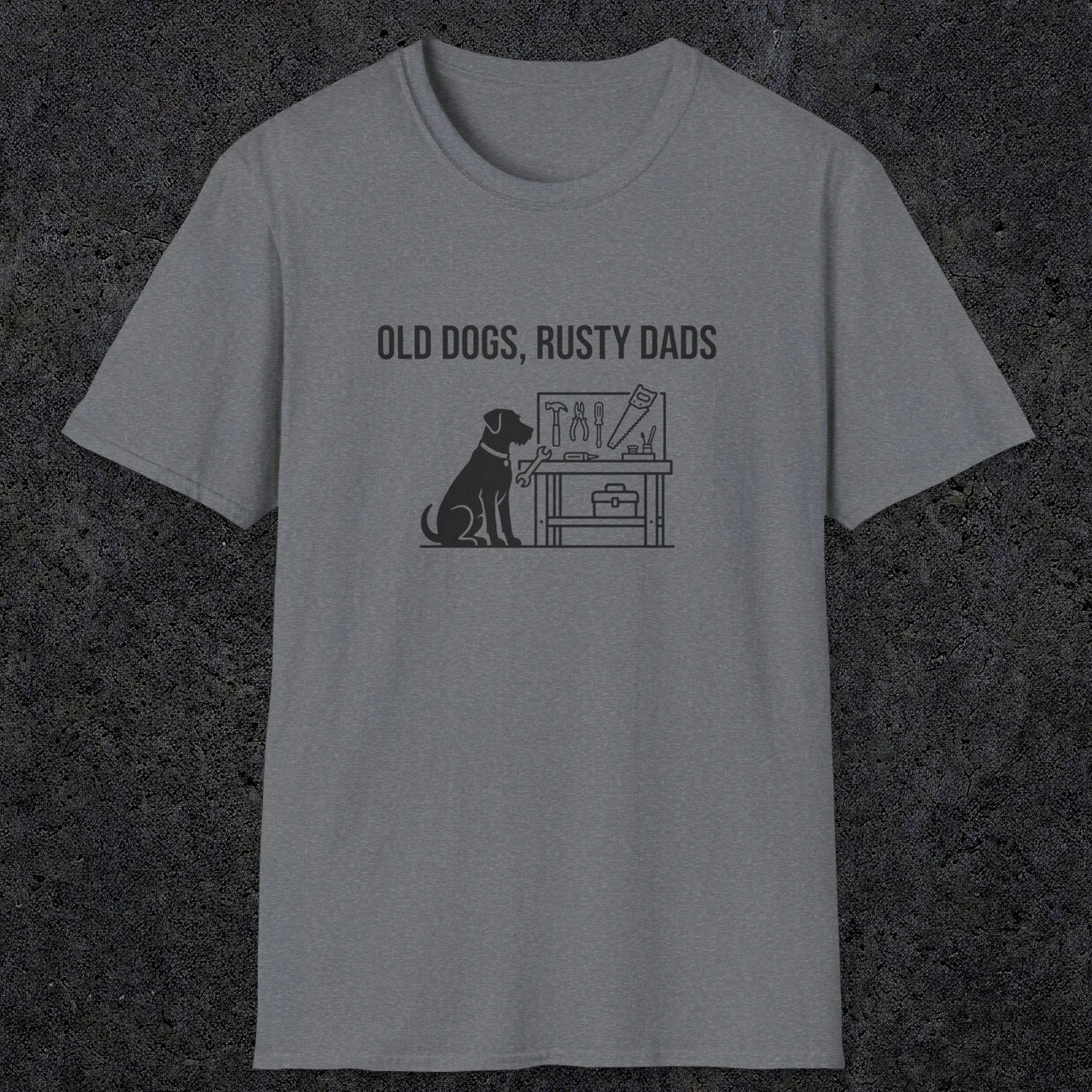 087 Old dogs rusty dads | Funny Dad T-Shirt | RustyDad