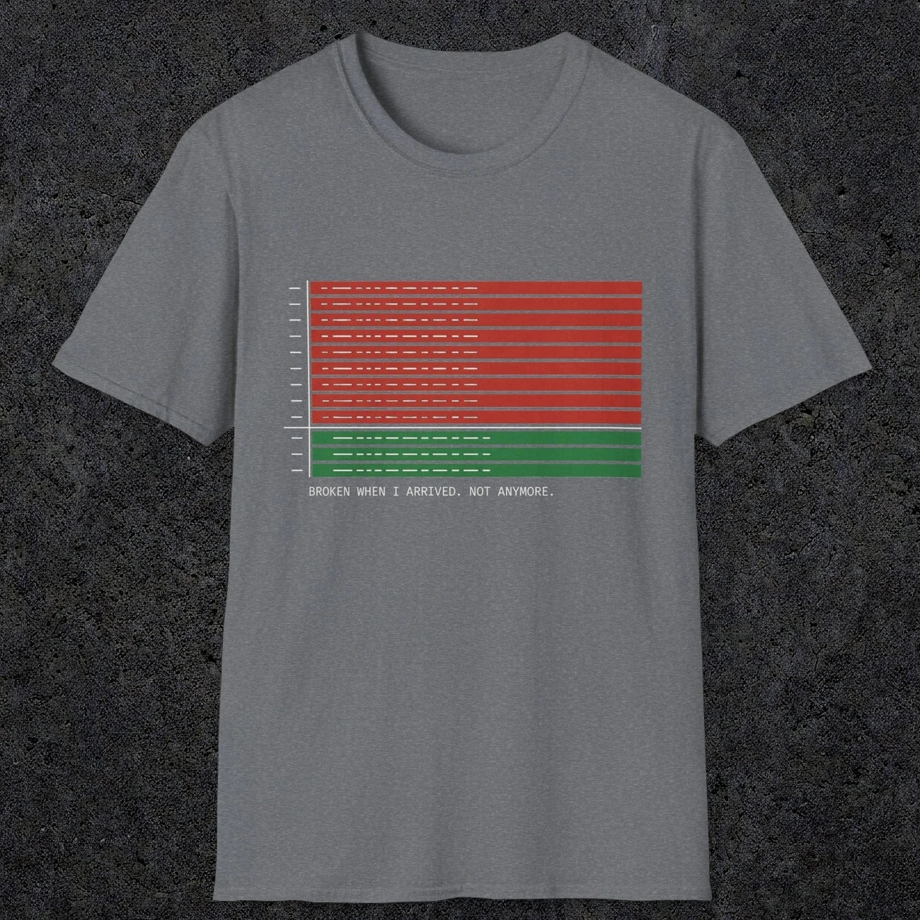 0124 Broken When I Arrived Not Anymore | Funny Dad T-Shirt | RustyDad